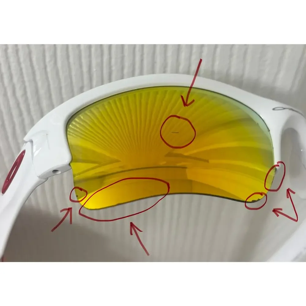 Oakley Quarterly Jacket Youth Fit Polished White Fire Iridium Sunglasses